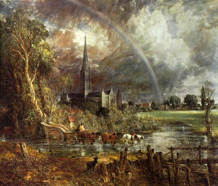 John Constable Salisbury Cathedral from the Meadows2 Sweden oil painting art